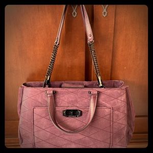 Rebecca Minkoff Purple Suede Shoulder Bag